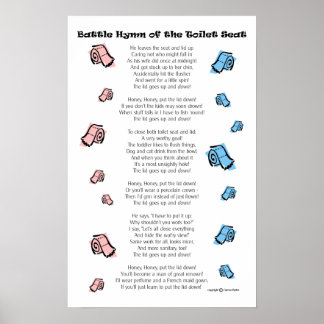 Toilettensitz Poster