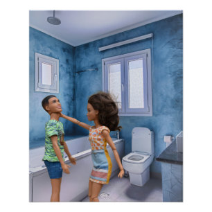 Toilettensitzkonflikt Poster