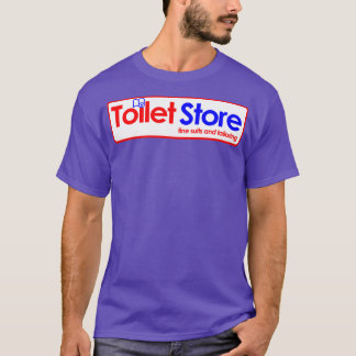 Toilettenspeicher Feine Anzüge und Schneiden T-Shirt