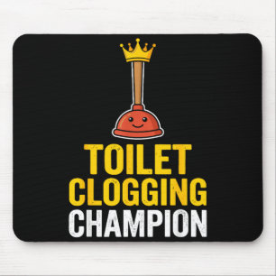 Toilettenverstopfung Chamon Lustige Toilettenverst Mousepad