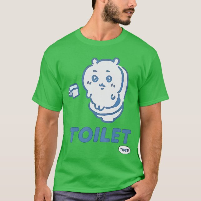 Toilettenzeit Chikawa Meme Tee (Vorderseite)