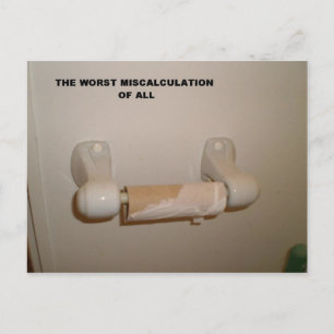 TOILETTPAPIER SUPRISE POSTKARTE