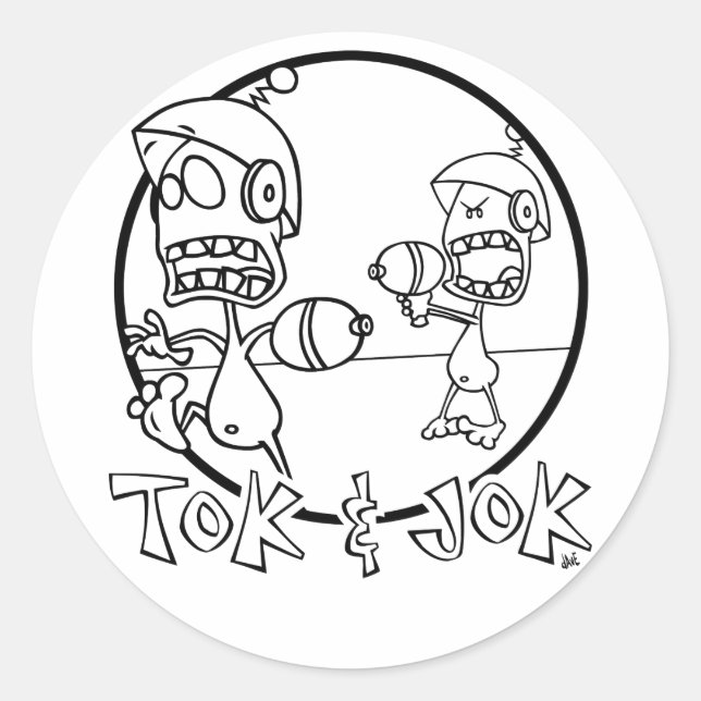 Tok & Jok Sticker (Vorderseite)