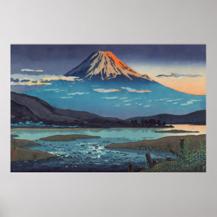 Tokaido Fujikawa 1939 von Tsuchiya Koitsu Poster