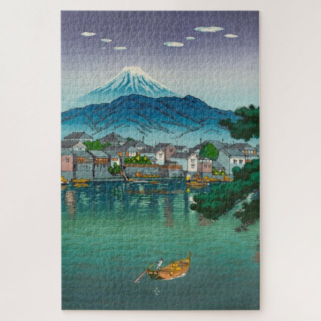 Tokaido Numazu Harbour von Tsuchiya Koitsu Puzzle (Vertikal)
