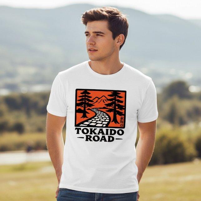Tokaido Road - Japan - Samurai  Tri-Blend Shirt (Von Creator hochgeladen)