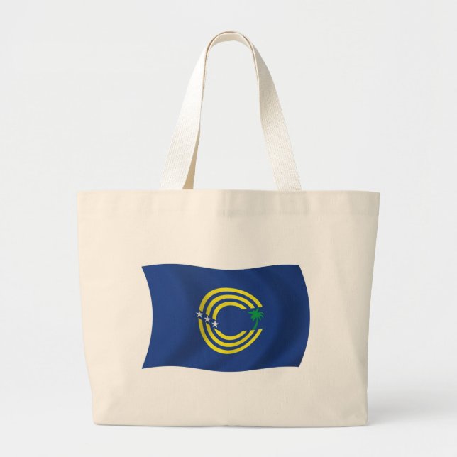 Tokelau Flag Tote Tag Jumbo Stoffbeutel (Vorne)