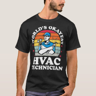 Tokest HVAC Techniker Funny HVAC Tech Vater Vater T-Shirt