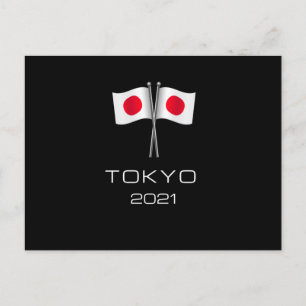 Tokio 2021 postkarte