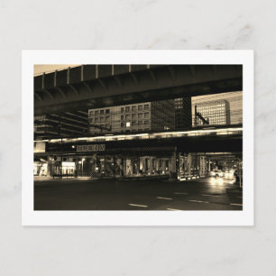 Tokio bei Nacht Postkarte