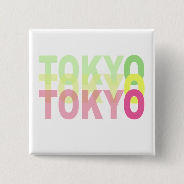 Tokio Button (Vorderseite)
