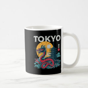 Tokio-Drache Vintage Asiatische Japanische Mytholo Kaffeetasse