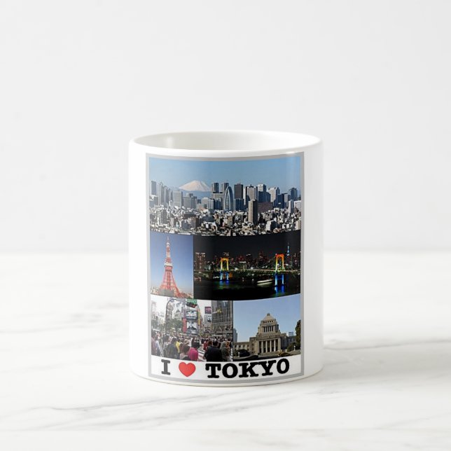 Tokio - I Liebe - Japan - Kaffeetasse (Mittel)