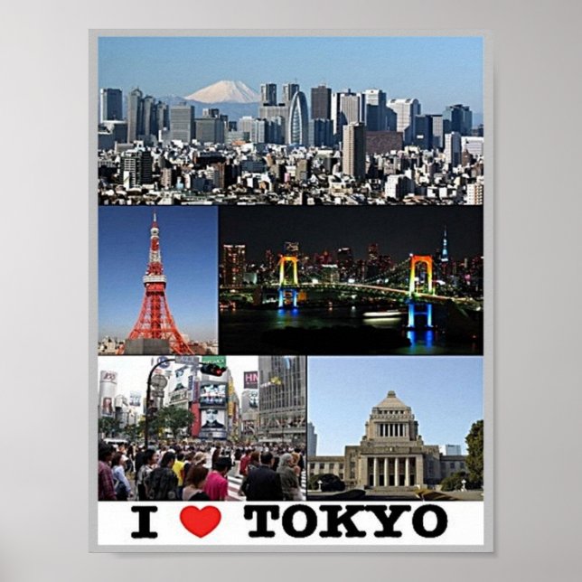 Tokio - I Liebe - Japan - Poster (Vorne)