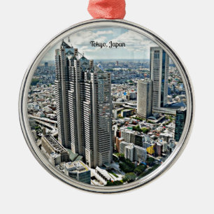 Tokio, Japan City Ornament Aus Metall