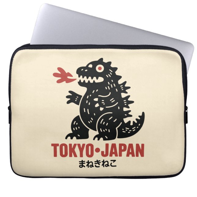 Tokio Japan Drache  Laptopschutzhülle (Vorderseite)