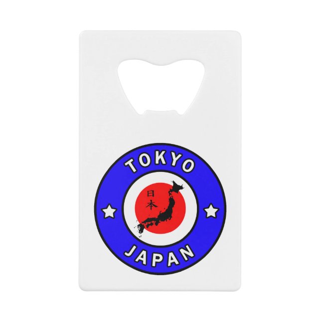 Tokio Japan Geldbeutel Flaschenöffner (Vorderseite)