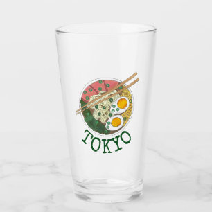 Tokio Japan japanische Lebensmittel Ramen Noodle S Glas