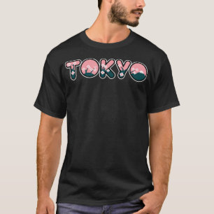 Tokio Japan Kirschblüte Japanisch Mt Fuji T-Shirt
