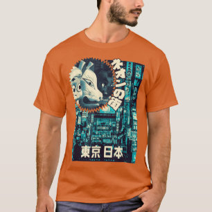 Tokio, Japan Lofi Illustration Cartoon Japan Lover T-Shirt