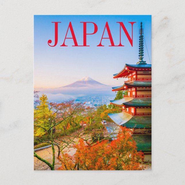 Tokio Japan | Mount Fuji Postcard Postkarte (Vorderseite)
