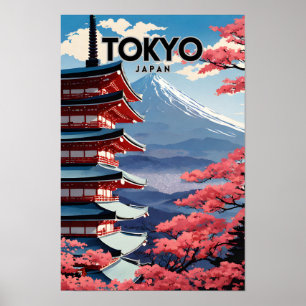 Tokio Japan Nostalgie Poster