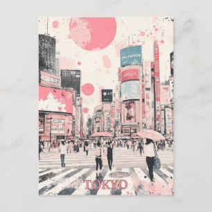 Tokio Japan Postkarte