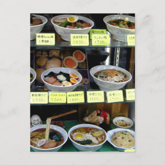 Tokio Japan Ramen Noodle Bowls Foto Postkarte