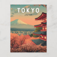 Tokio Japan Reise Kunst Vintage