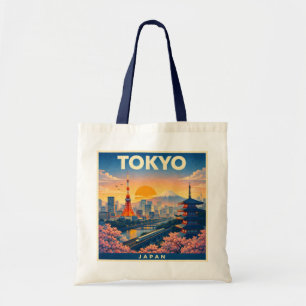 Tokio Japan Reise Poster-Tasche Tragetasche