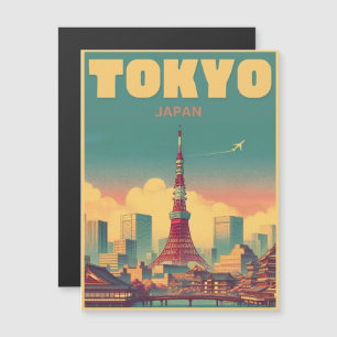 Tokio Japan Reise Vintage Magnetkarte Geschenke