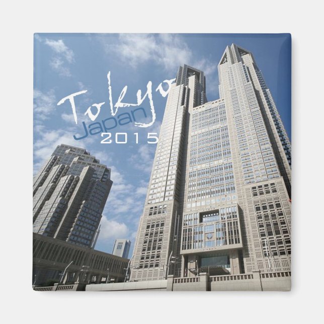 Tokio Japan Reisen Kühlschrankmagnet ändern Jahr Magnet (Vorne)