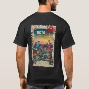 Tokio Japan Reiseplakat T-Shirt