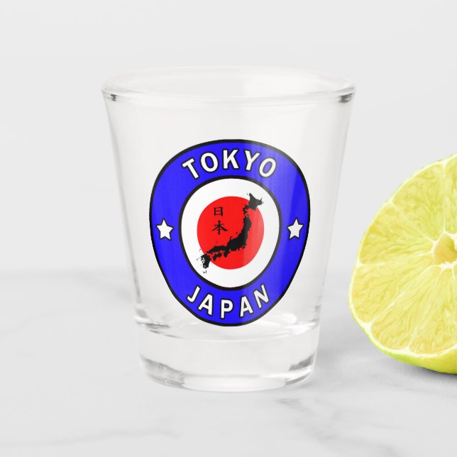 Tokio Japan Schnapsglas (Vorderseite)