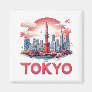 Tokio Japan Stadt Reise Geschenk Erinnerung 🗺️ Magnet