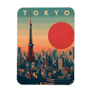 Tokio Japan vintage Magnet