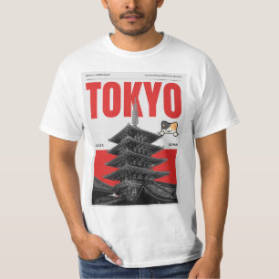 Tokio & Katzenliebhaber T-Shirt
