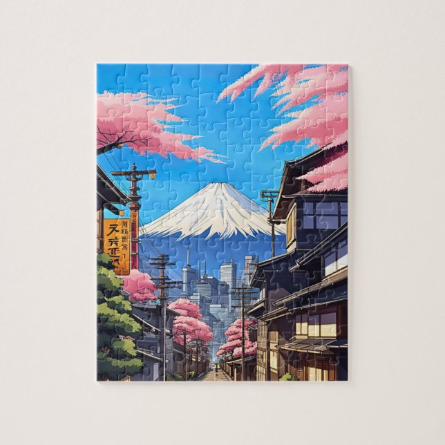 Tokio Mt Fuji  Puzzle (Vertikal)