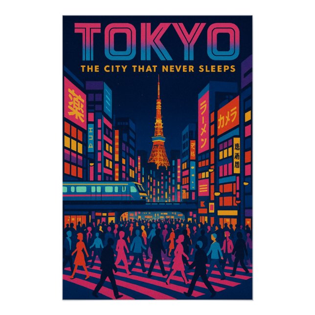 Tokio - Neon Metropolis Poster (Vorderseite)