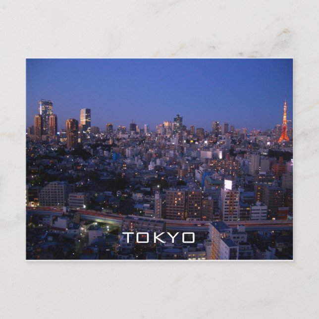 Tokio Postkarte (Vorderseite)