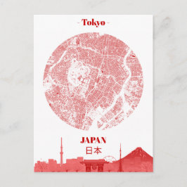 Tokio Postkarte
