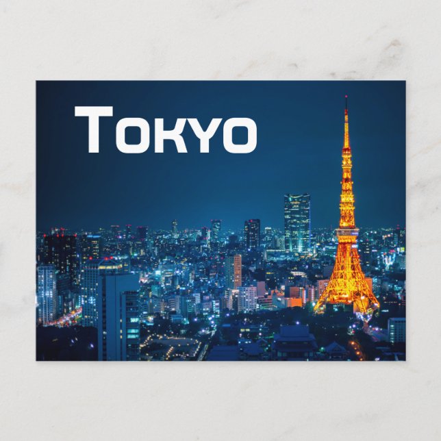 Tokio Postkarte (Vorderseite)
