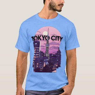 Tokio Stadt ich liebe Mädchen T-Shirt