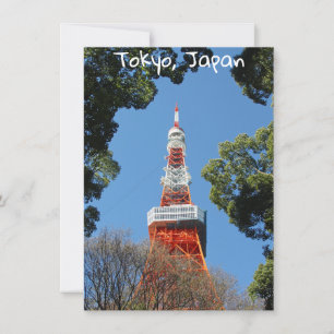 Tokio-Turm, Japan Karte