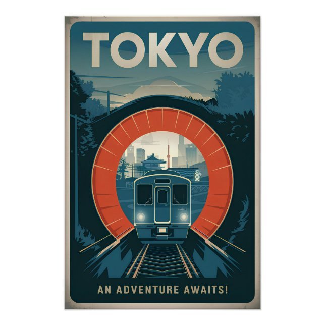 Tokio Vintag Poster (Vorderseite)