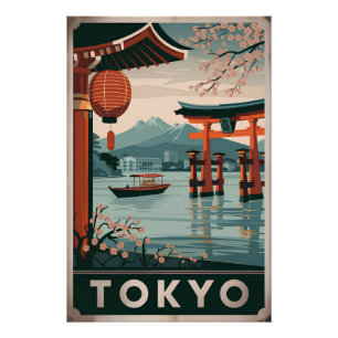 Tokio Vintag Poster