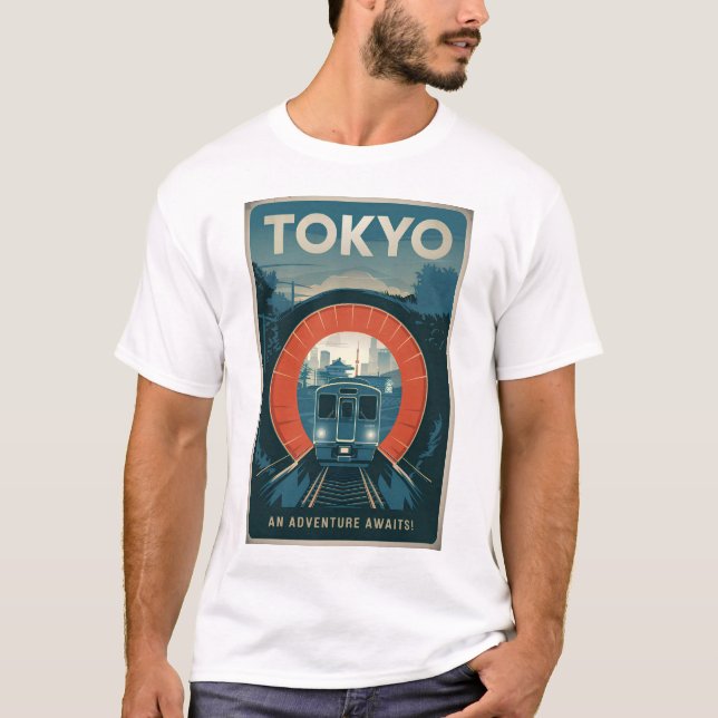 Tokio Vintag T-Shirt (Vorderseite)