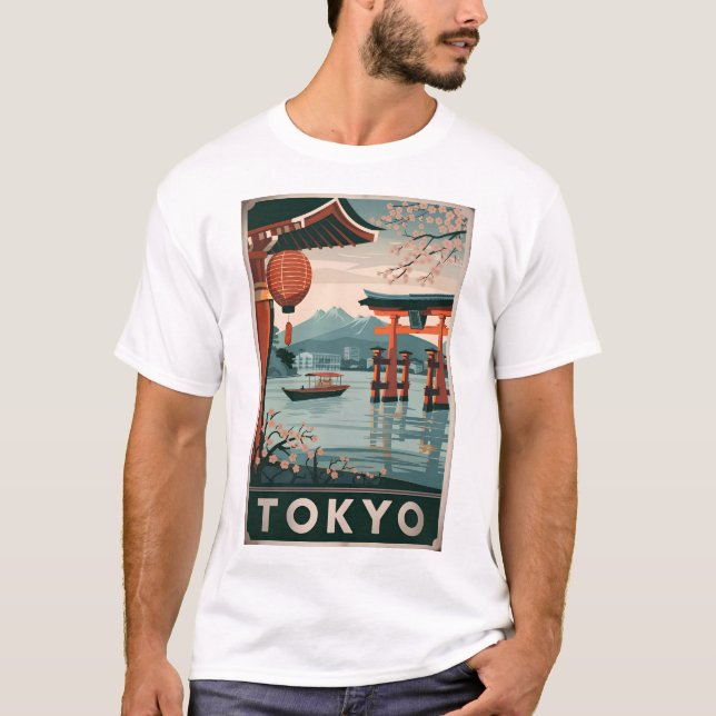 Tokio Vintag T-Shirt (Vorderseite)