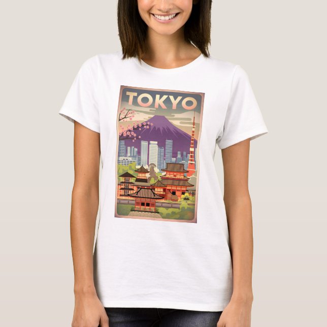 Tokio Vintag T-Shirt (Vorderseite)