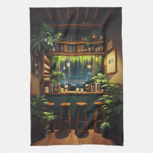 Tokioter Kaffeehaus  Geschirrtuch